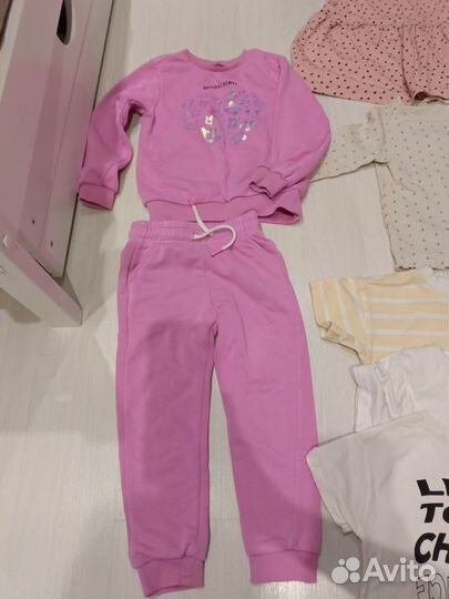 Пакет одежды для девочки hm Zara 98 размер + обувь