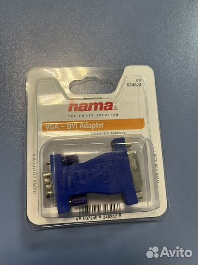 Переходник VGA-DVI hama