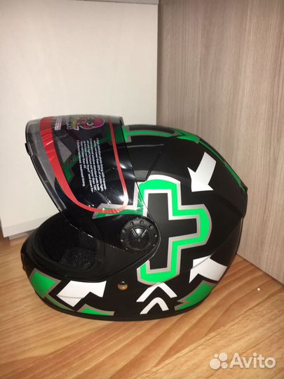 Детский мото шлем