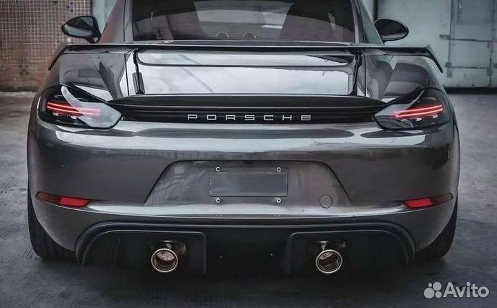 Передний бампер диффузор спойлер на Cayman Boxster