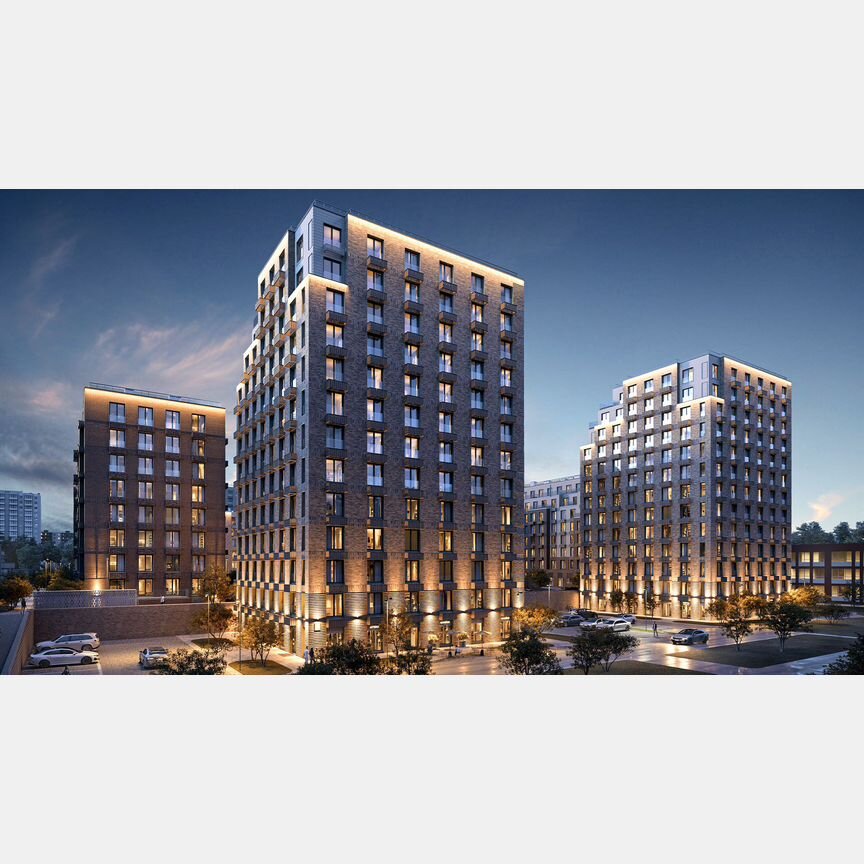 3-к. квартира, 57,5 м², 2/12 эт.