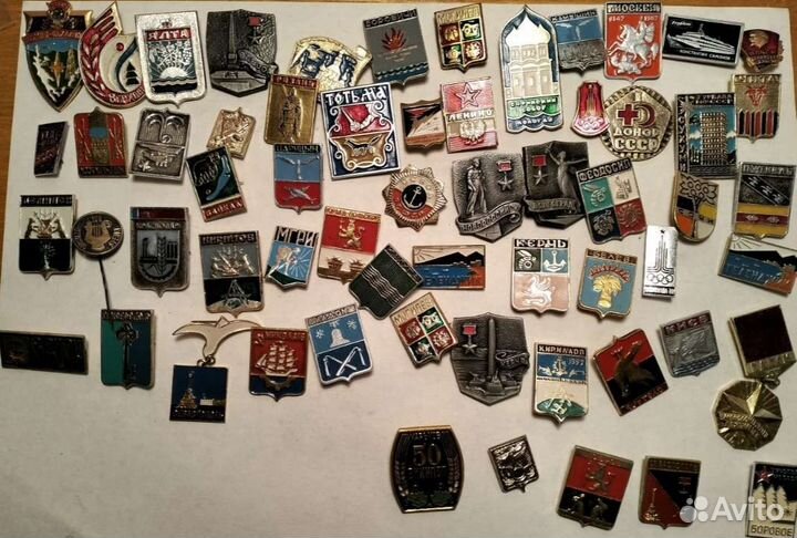 Коллекция значков СССР. Города/события