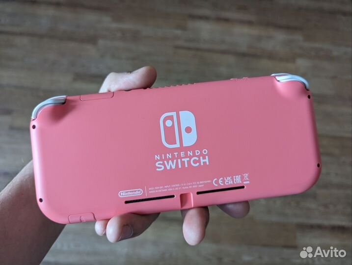 Nintendo switch lite прошитая 128гб