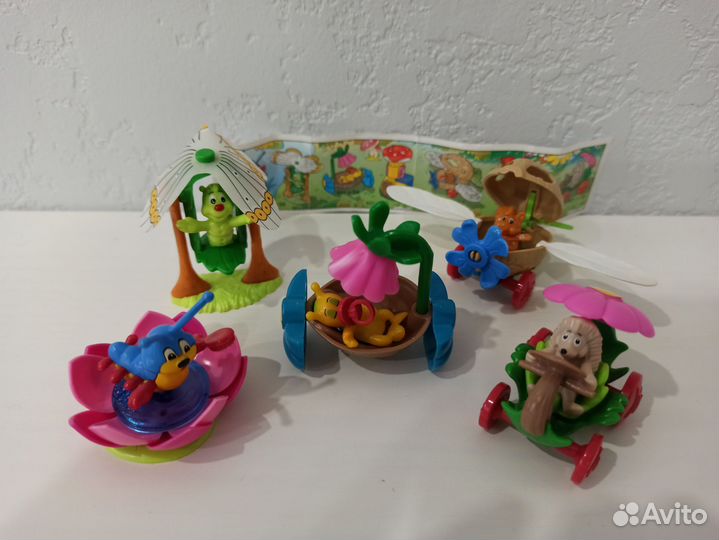 Киндер: сборка, животные, растения