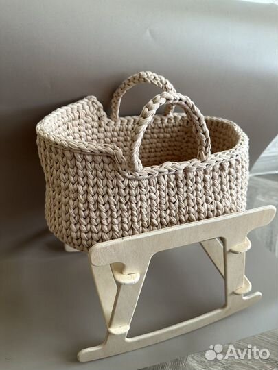 Детская люлька плетеная