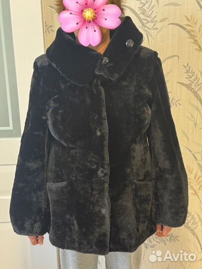 Мутоновая шуба 46-48
