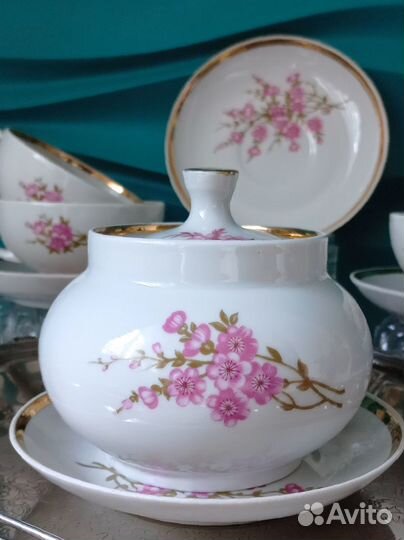 Чайные Пары Разные Фарфор (Винтаж)