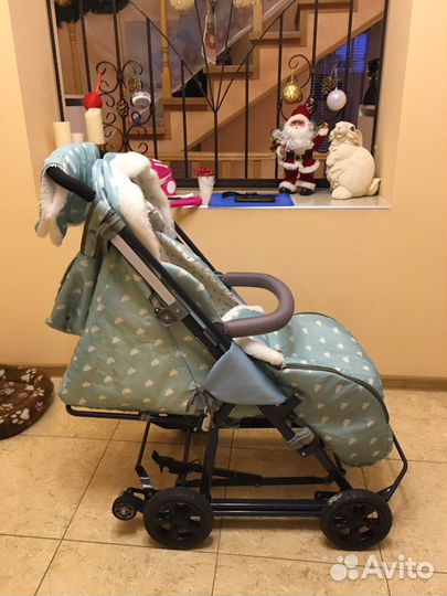 Санки коляска ника 8