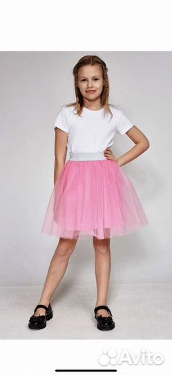 Юбка новая детская пышная 122-128