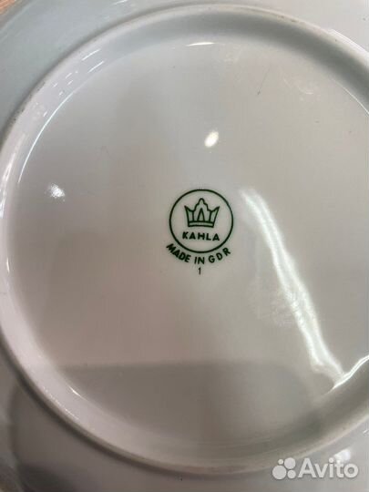 Набор столовой посуды Кахла ручная роспись гдр
