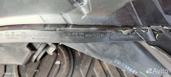 Фара правая mazda cx 5