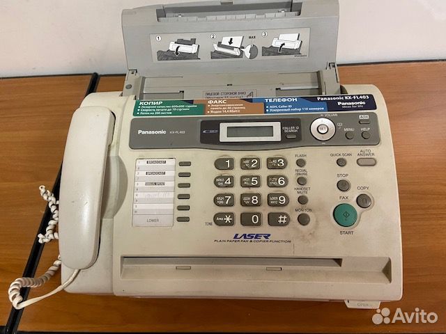 Факс panasonic кх-FL403, кх-FP81, кх-FL523