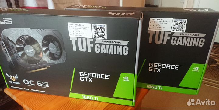 Видеокарта asus GTX 1660 Ti