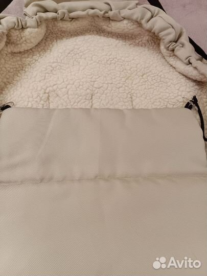 Зимний конверт в коляску на овчине