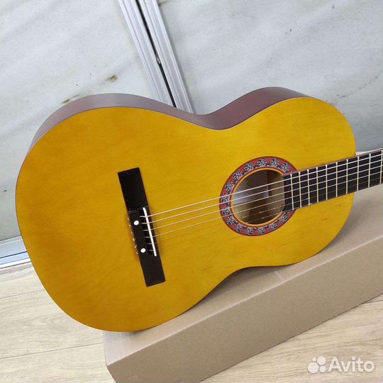 Гитара новая акустическая широкий гриф Россия