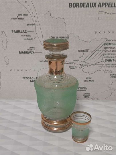 Графин штоф с рюмкой СССР