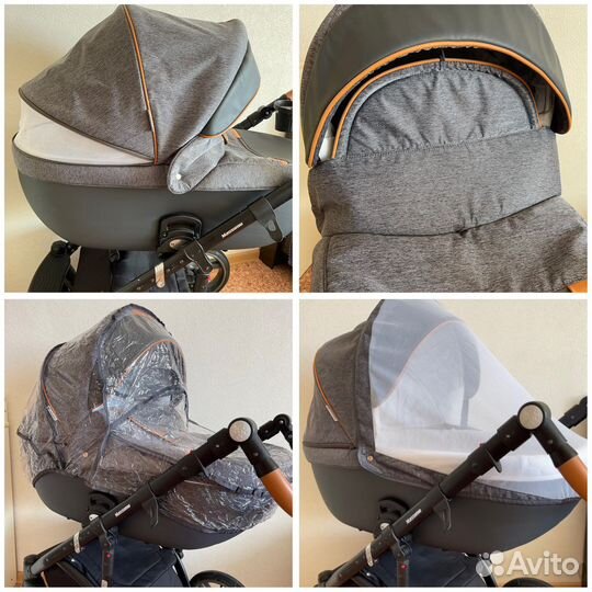 Коляска 3 в 1 Adamex Massimo