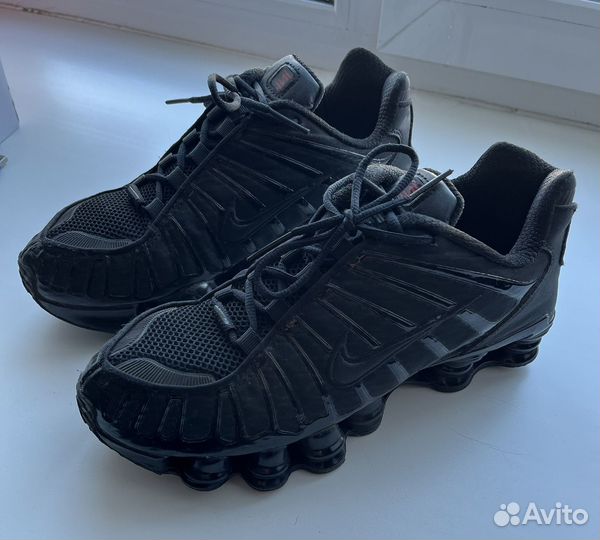 Кроссовки nike shox tl черные