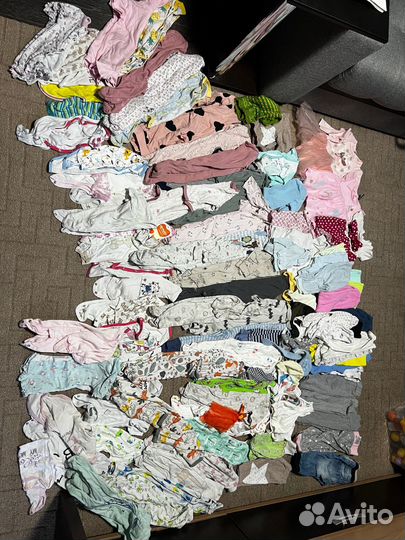 Детская одежда пакетом с 0 до 1 года