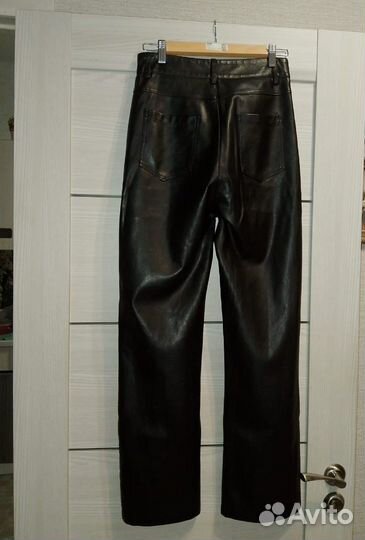 Брюки экокожа 42