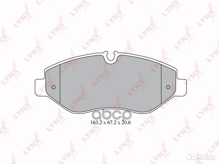 Колодки диасковые передн. MB Sprinter