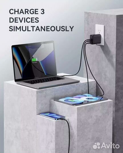 Блок питания GaN 65w Realme/OnePlus