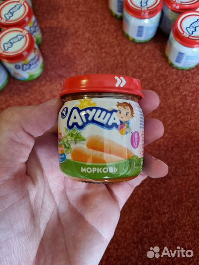 Детское овощное пюре агуша