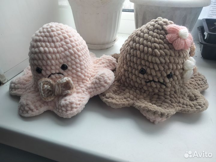 Осьминожки вязаные