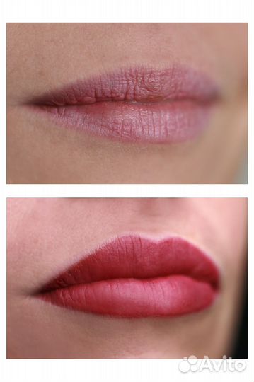 Перманентный макияж бровей губ и век татуаж