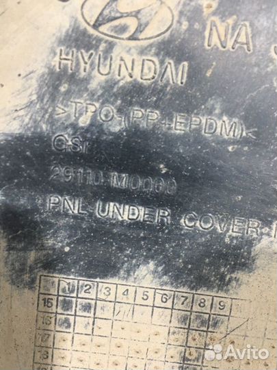 Защита двигателя Hyundai Creta 2016