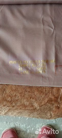 Отрез ткани шелк натуральный