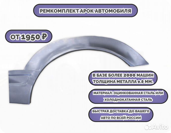 Ремонтные арки на автомобиль