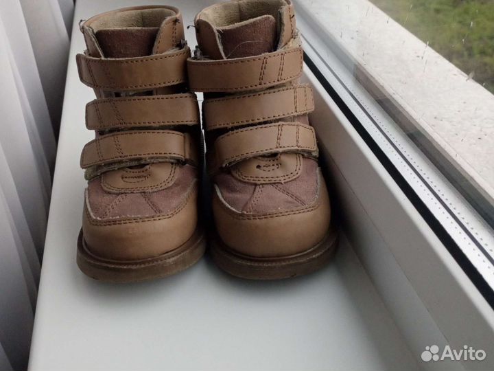 Ортопедические кожаные ботинки