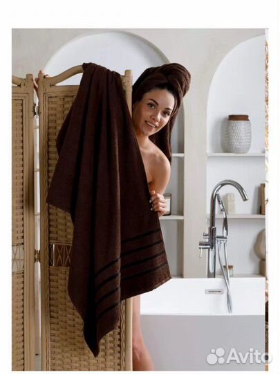 Набор Банных полотенец 3 шт новые