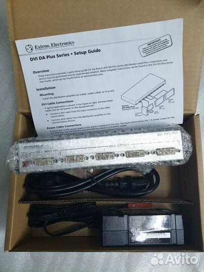 Extron DVI DA4 plus. Распределитель усилитель