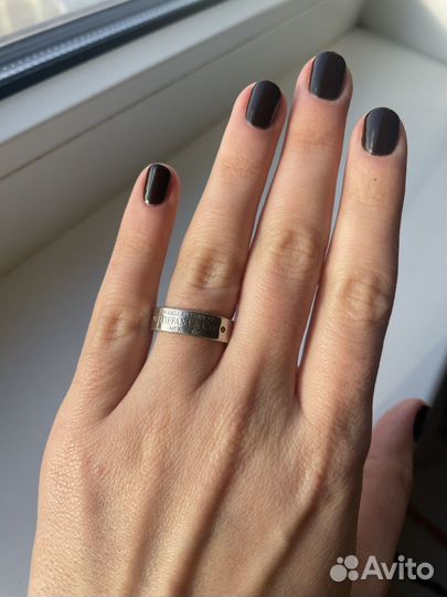 Tiffany кольцо серебро
