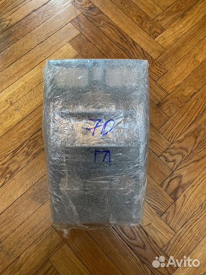 Центральная консоль черный лак приора 1-din