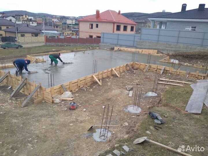 Строительство домов, ремонт, бетонные работы