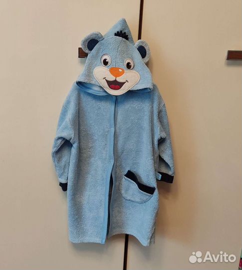 Халат банный махровый детский бу