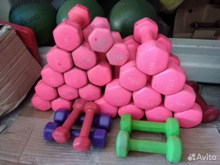 Гантели бодибары для фитнеса