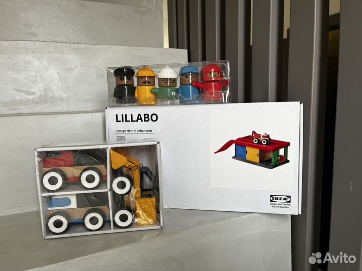 Гараж с машинками Икеа Лиллабу IKEA Lillabo