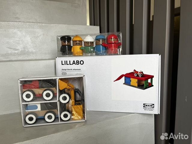 Гараж с машинками Икеа Лиллабу IKEA Lillabo