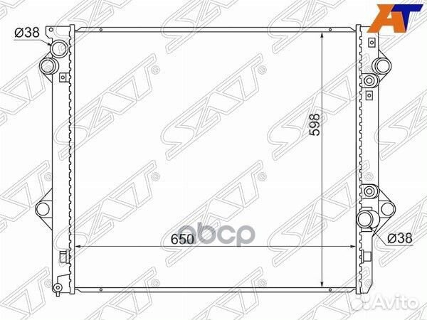 Радиатор TY000912030D Sat