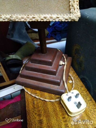 Английская настольная лампа 50х годов