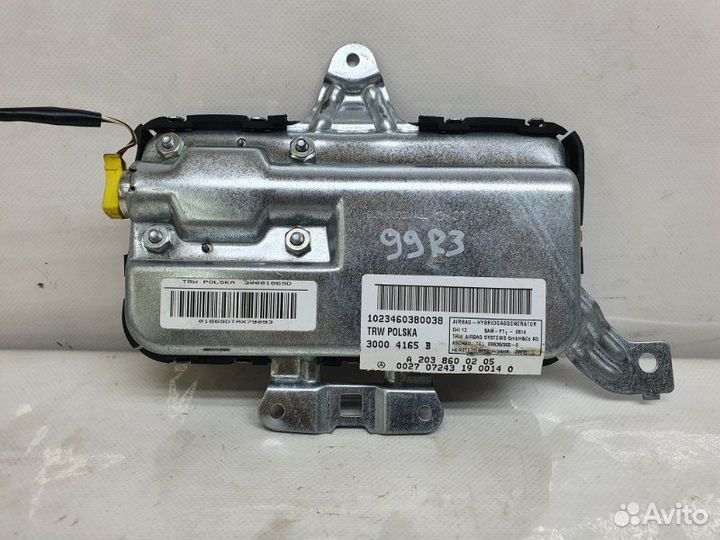 Подушка безопасности задняя правая Mercedes-Benz E