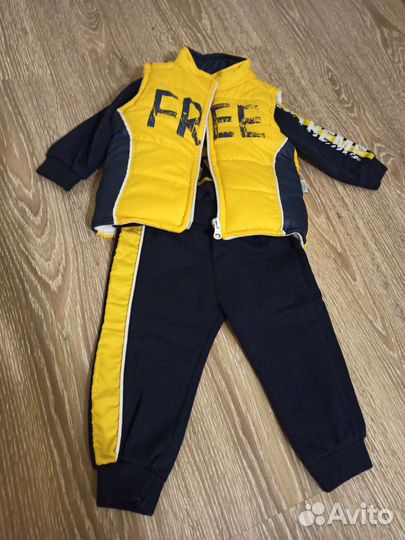 Костюм тройка с желетом, без начеса