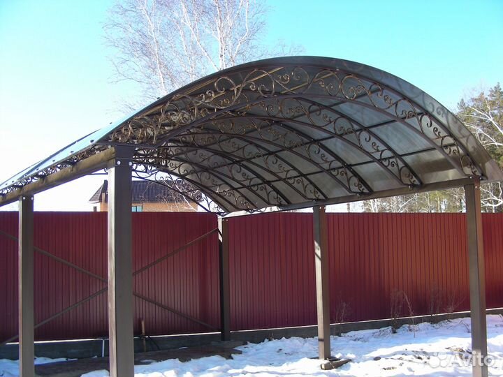 Фермы из металла, навесы, нест. металлоконструкции