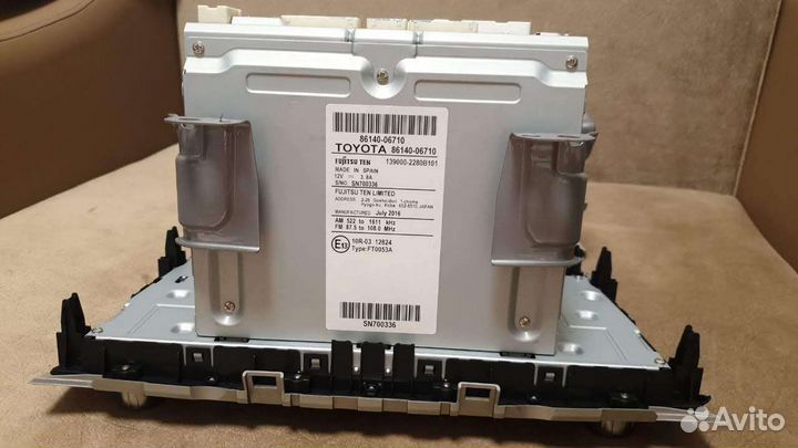 Штатное головное устройство Toyota Camry 50 55