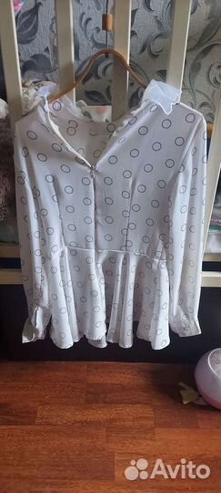 Блузка для девочки белая 140 - 146