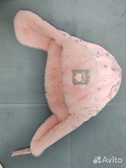 Шапка ушанка для девочки 46-50